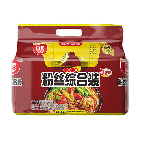 白家 粉丝综合装 instant vermicelli combo pack 533g