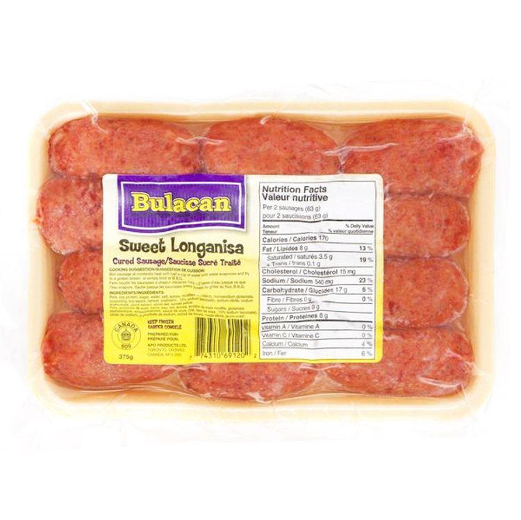 Bulacan sweet longanisa 375g