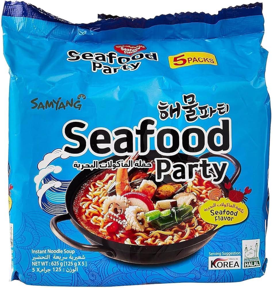 SAMYANG SEAFOOD PARTY RAMEN MULTI  三养海鲜拉面