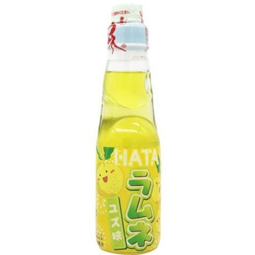 日本弹珠汽水 碳酸饮料 HATA 柚子味 200ml