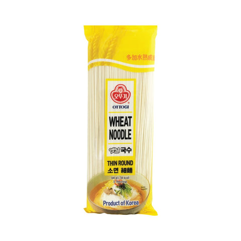 Ottogi Wheat Noodle Thin Round (900G)