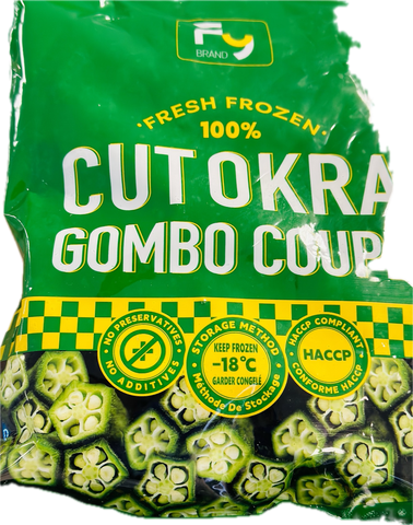 Fresh frozen cut okra 冰冻秋葵