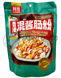 BAIJIA STEAMED RICE NOODLE ROLLS SWEET AND SPICY (FLAVOR) 香港混酱肠粉 255G