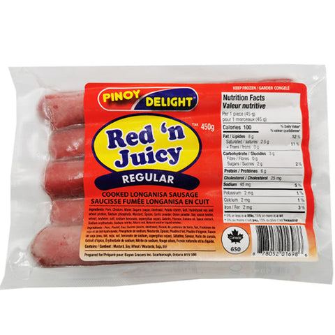 Pinoy delight red'n juicy regular 450g