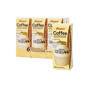 Ginggrae coffee flavored drink 韩国咖啡牛奶  6x200ml