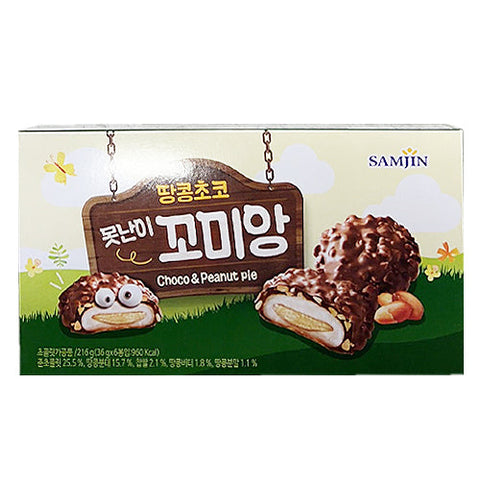 Samjin Choco & Peanut Pie 216g