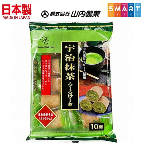 Yamauchi matcha roll cake 山内宇治 抹茶夹心蛋糕卷