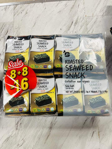 ROASTED SEAWEED SNACK(5G*16PACK)