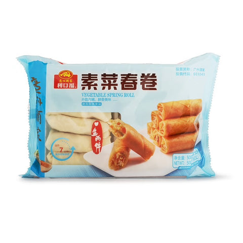 利口福/素菜春卷 LKF/VEGETABLE SPRING ROLL 500g