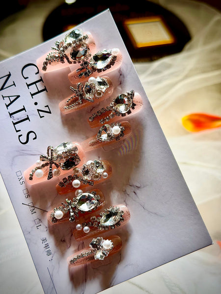 MORU Press On Nails long style