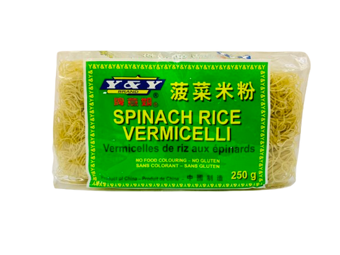 Rice vermicelli with spinach 250g