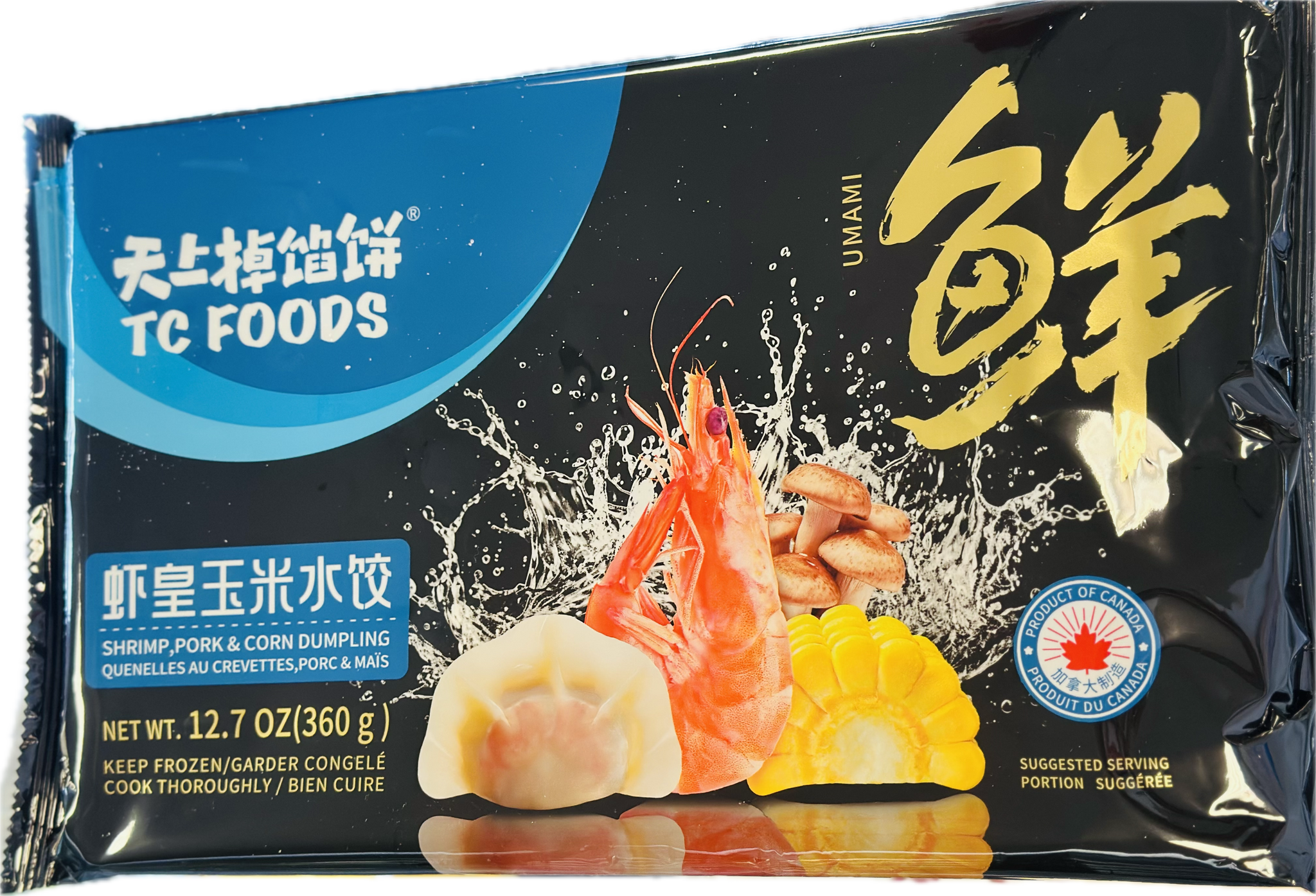 TC Frozen Shrimp Pork & Corn
Dumplings 360 g