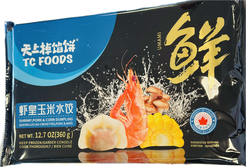 TC Frozen Shrimp Pork & Corn
Dumplings 360 g