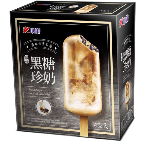 小美黑糖冰棒 黑糖珍奶味 Brown Suger Boba icecream