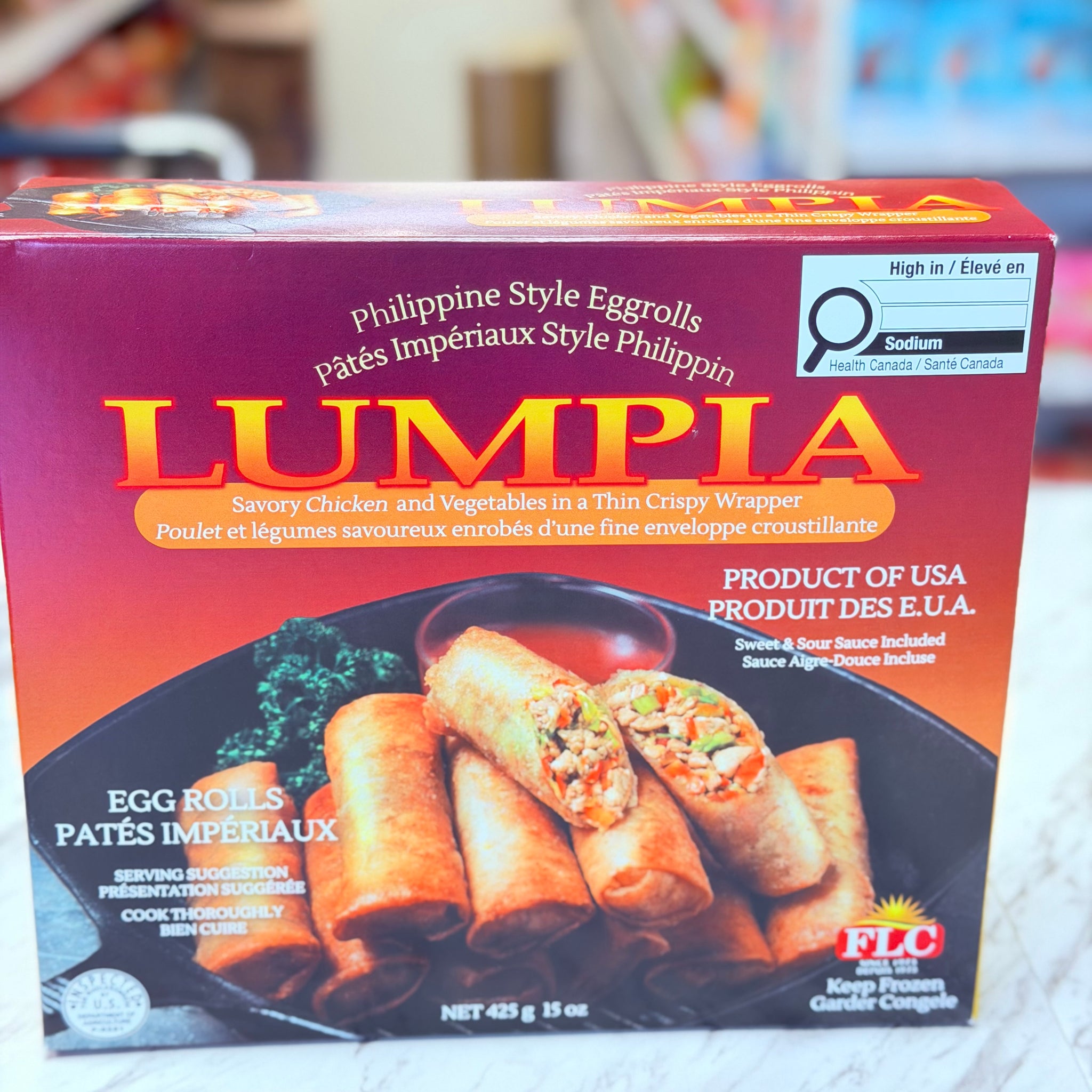 FLC – Philippine Style Lumpia (Chicken Egg Rolls) 425g