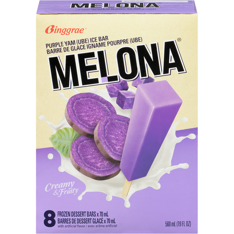 Binggrae Melona Frozen Dessert Bars
Purple Yam Ube Ice Bar