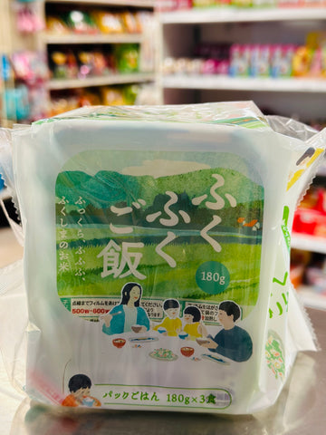 Fukufuku Rice 福岛福福米饭 (绿山包装) – 180g × 3