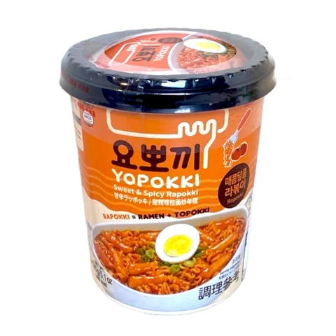 方便甜辣年糕泡面 YP Sweet & Spicy Ropokki cup 145gm