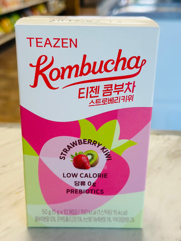 TEAZEN Kombucha – Strawberry Kiwi