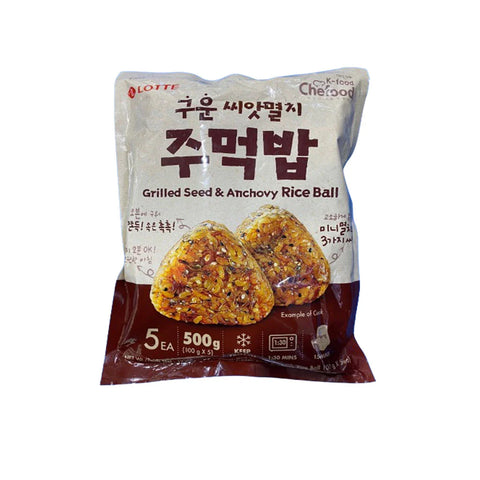LOTTEFOOD)GRILLED SEED RICE BALL 500g