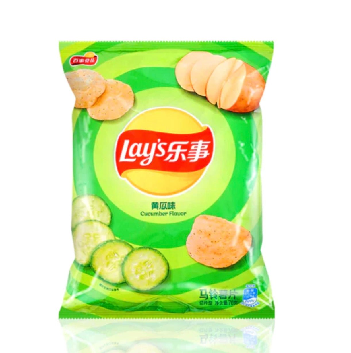 Lays cucumber flavor chips 70g