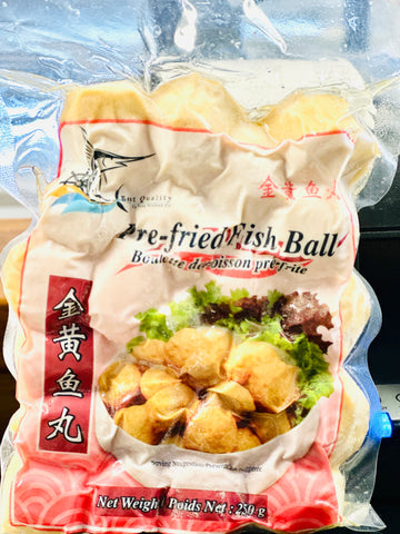 fuyang pre fried fish ball 福洋金黄鱼丸