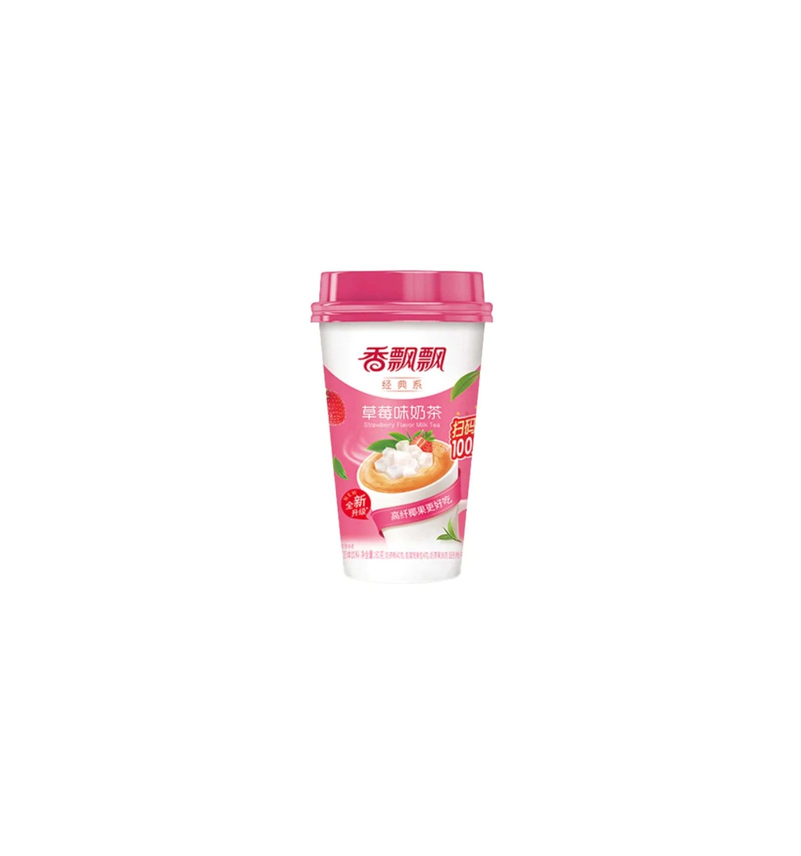 香飘飘奶茶-草莓味 Xiangpiaopiao Strawberry Milk Tea 80g