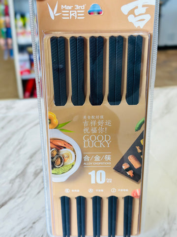 Mar 3rd alloy chopsticks 10 pairs