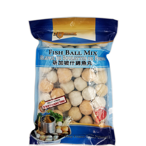 Golden label fish ball mix 新加坡什锦鱼丸800g