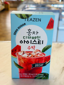 TEAZEN Black Tea Ice Tea – Watermelon (Zero Sugar, Decaf)