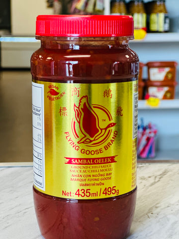 Flying Goose Sambal Oelek Ground Chili Sauce 435ML