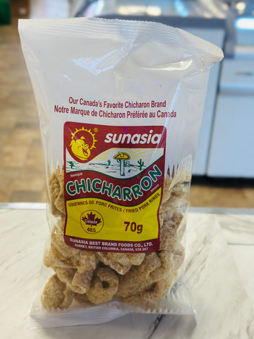 Sunasia — Chicharron Fried Pork Rinds 炸猪皮 — 70g