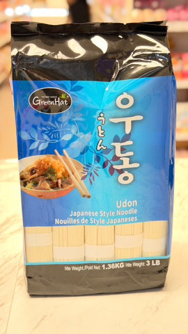 GreenHat Udon Japanese Style Noodle 1.36kg (3lb)
