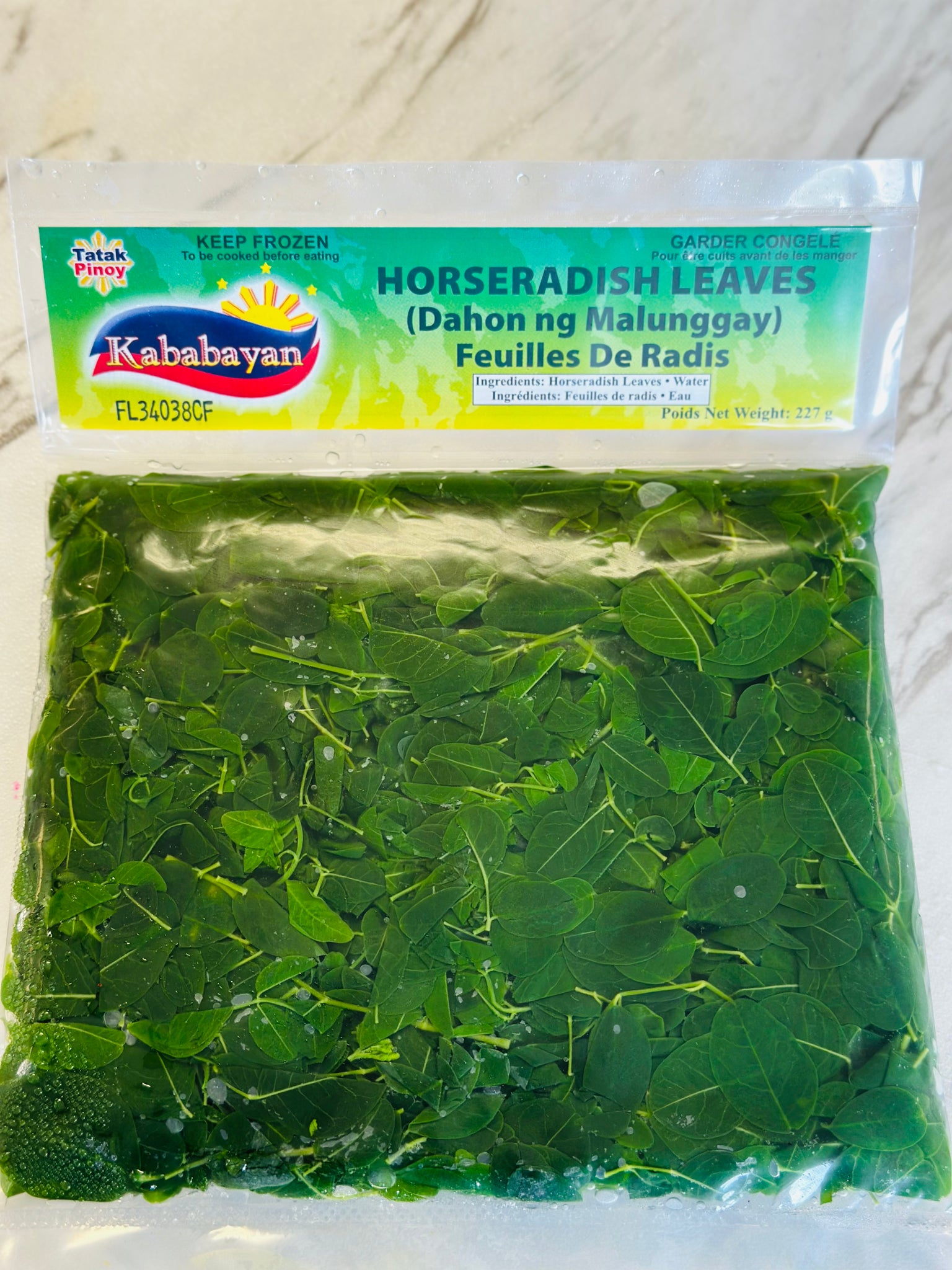 Kababayan Horseradish Leaves (Dahon ng Malunggay) 辣根叶 227g