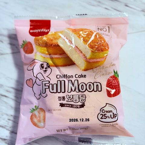 Samlip Full Moon Chiffon Cake – Strawberry
