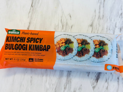 Sunlit Plant-based Kimchi Spicy Bulgogi Kimbap 韩式泡菜辣味烤肉紫菜包饭 (230g