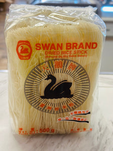 Swan Brand Dried Rice Stick 天鹅牌米粉 500g