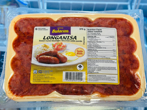 Bulacan Longanisa Sweet Cured Sausage 375g