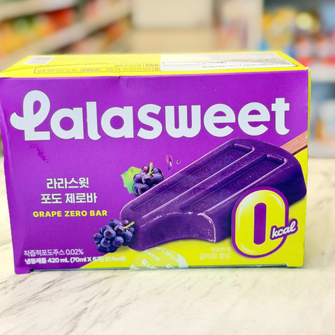 Lalasweet Grape Zero Bar（葡萄味零卡冰棒）