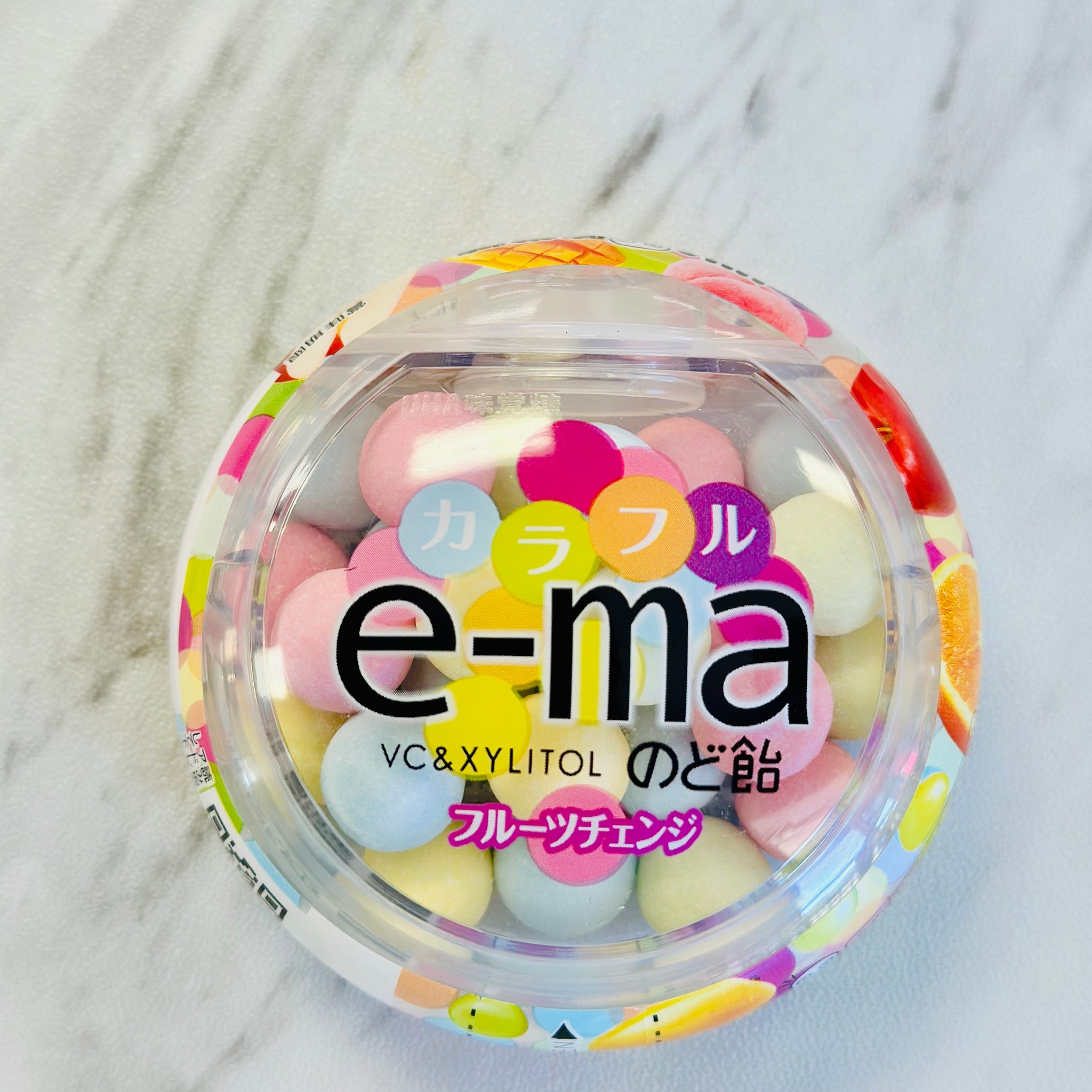 UHA E-ma Colorful Fruit Throat Candy