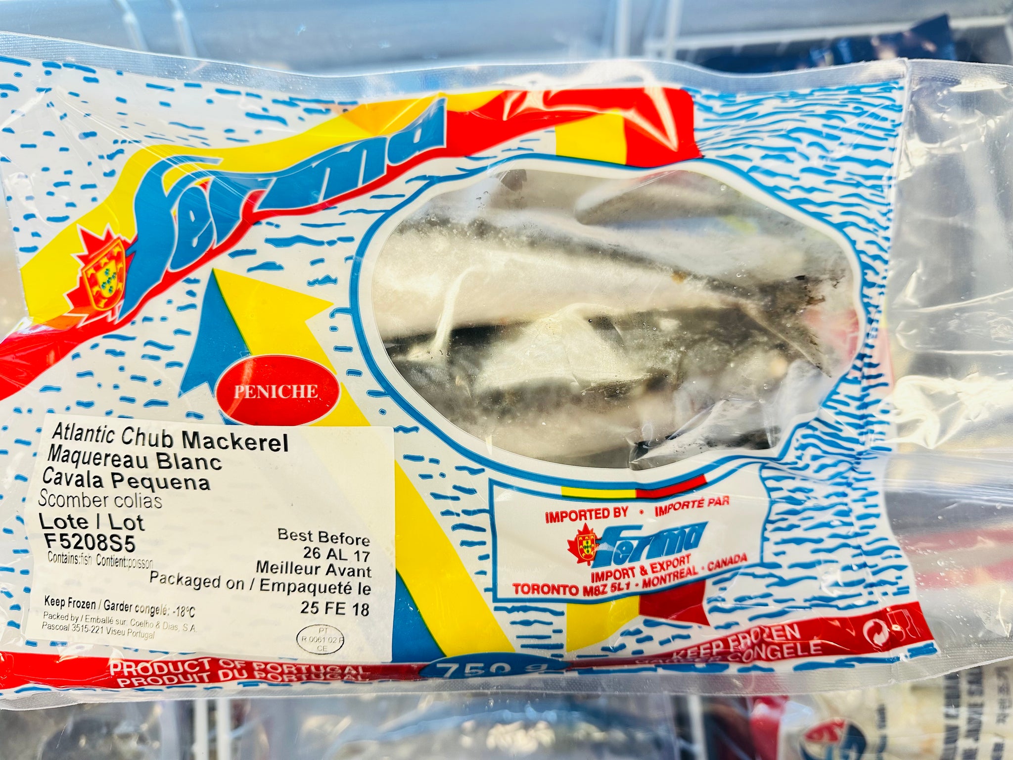 Ferma Atlantic Chub Mackerel 750 g