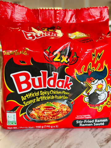 Samyang Buldak 2X Spicy Ramen (5 Packs)
