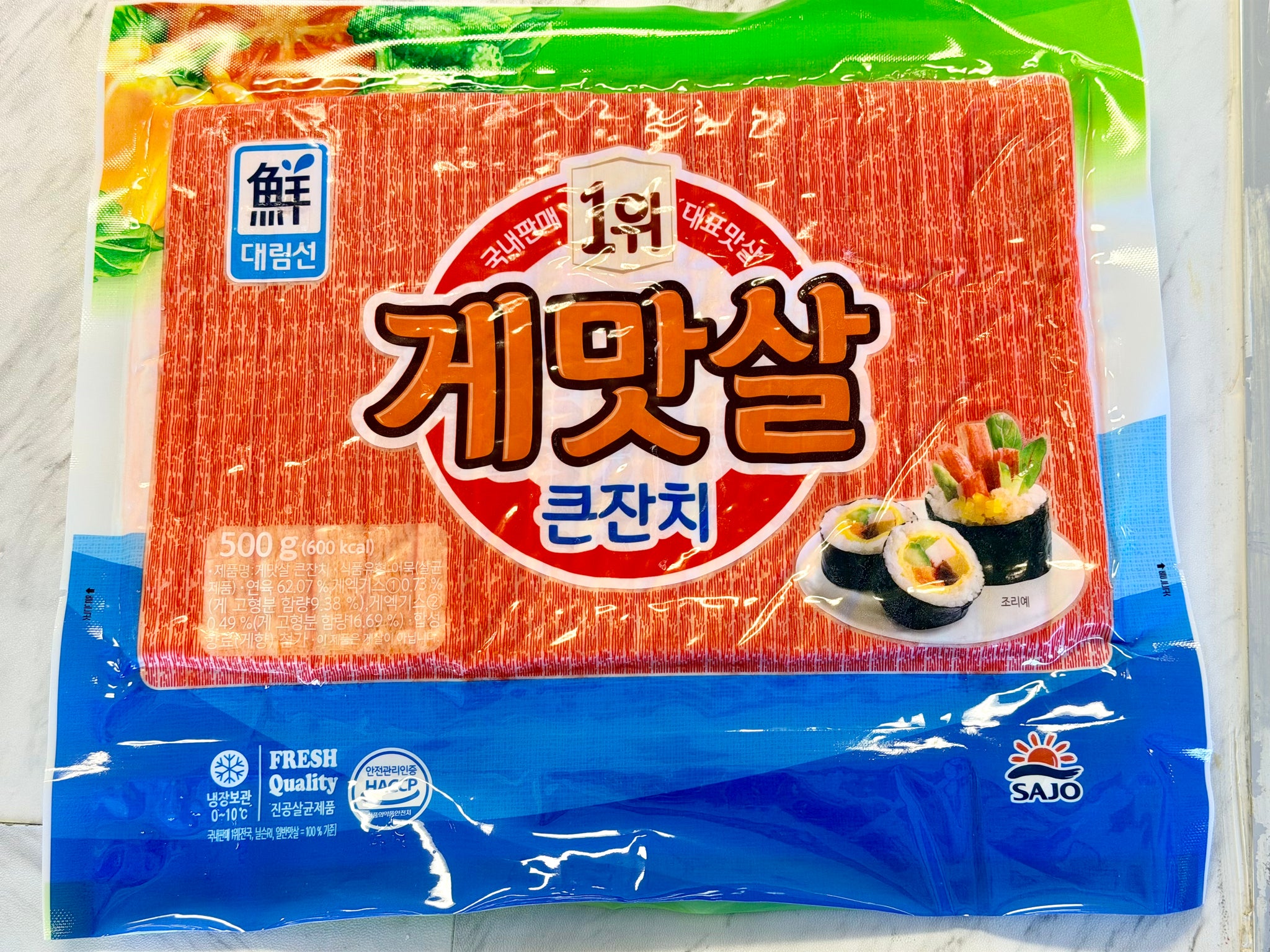 SAJO Crab Flavored Stick (500g)