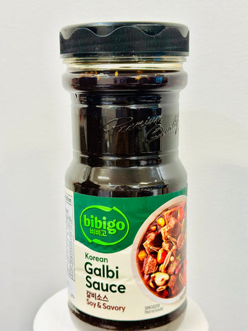 bibigo Korean Galbi Sauce – Soy & Savory Marinade for Beef Short Ribs