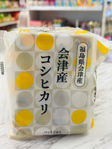 Koshihikari Cooked Rice 越光米即食米饭 (黄点包装) – 180g × 3