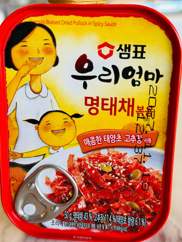 Sempio Canned Braised Dried Pollock In Spicy Sauce