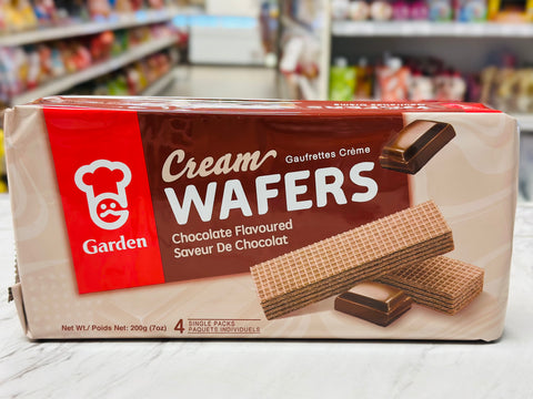 Garden wafers chocolate flavor