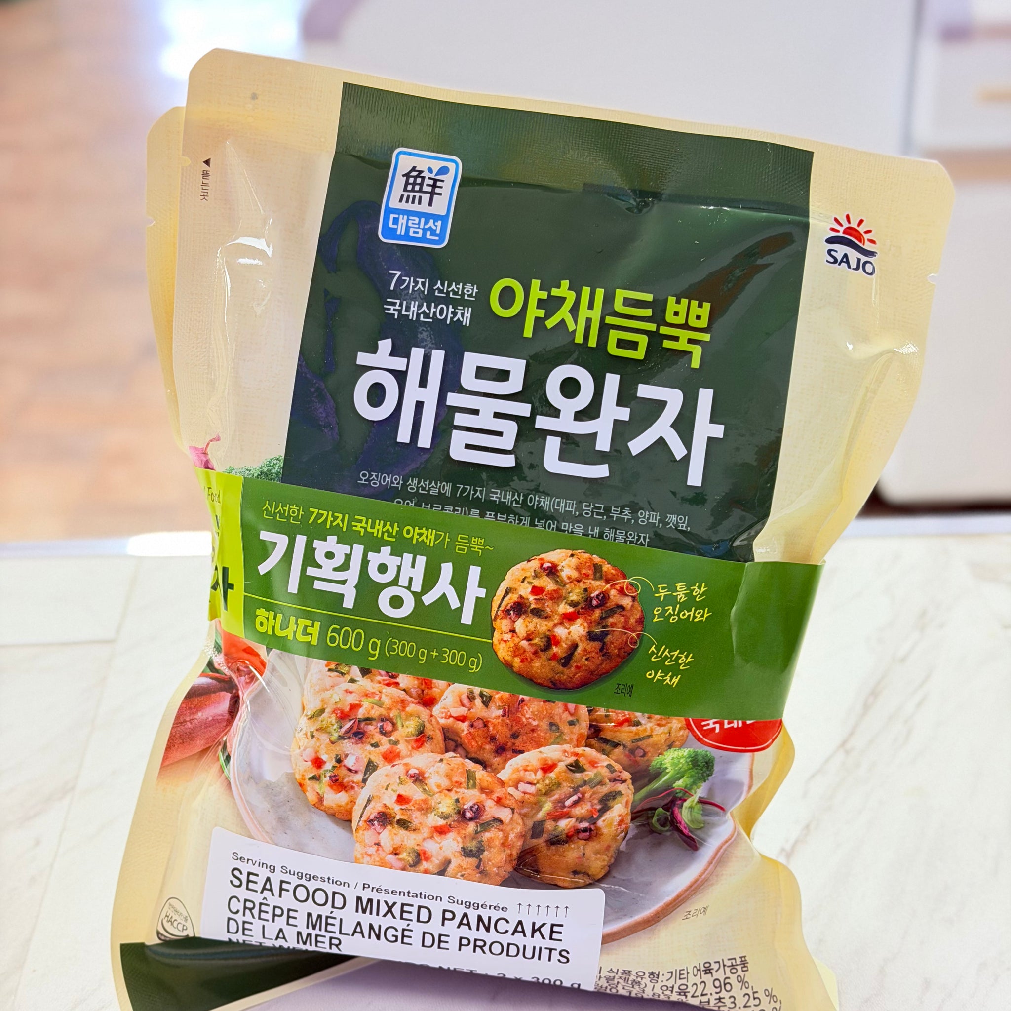 Sajo Seafood Mixed Pancake 600 g (300 g × 2)