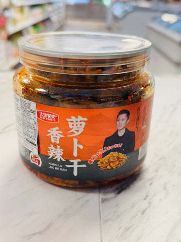Dadi Nongfu Spicy Pickled Radish Slices 大地农夫香辣萝卜干