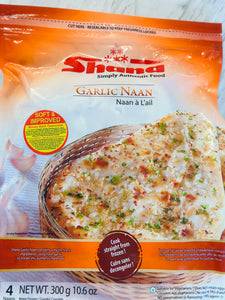Shana Garlic Naan Bread 300g (4pcs)